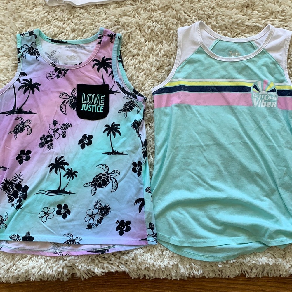 Justice tank tops